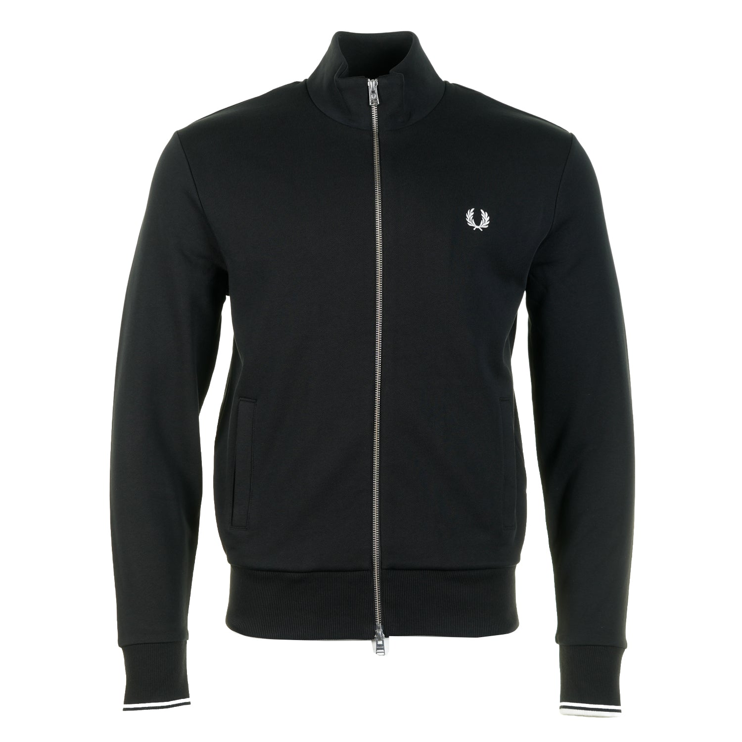Zip Through Sweatshirt Black