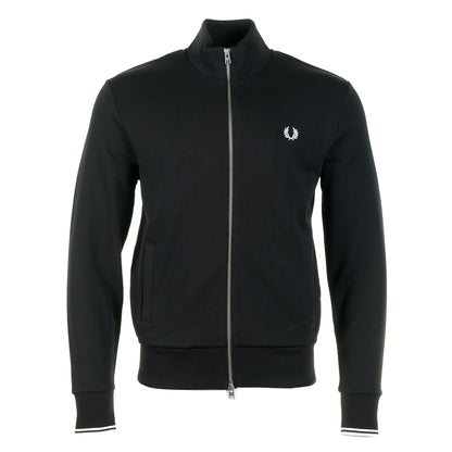 Zip Through Sweatshirt Black