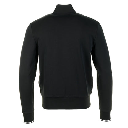 Zip Through Sweatshirt Black
