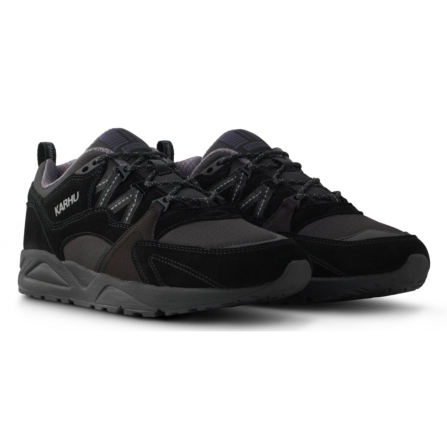 Karhu Fusion 2.0 Trainers Jet Black / Nine Iron – Ragazzi Clothing