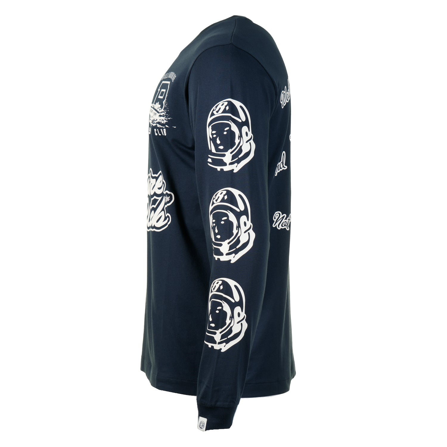 Global Regatta Multi Print Long Sleeve T shirt Navy