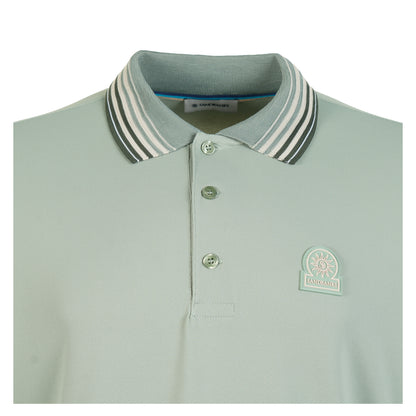 Short Sleeve Gradient Rib Polo Sage
