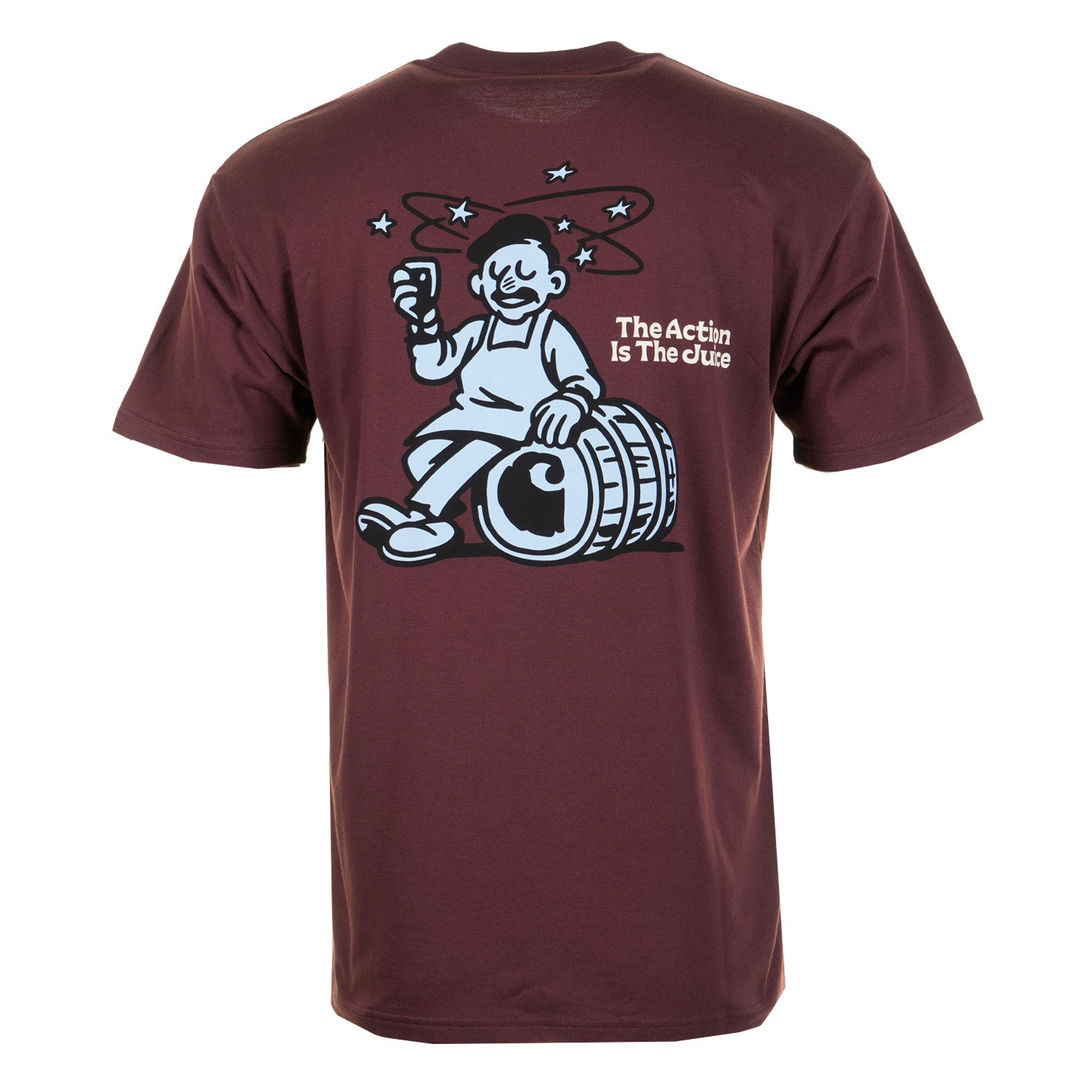 Short Sleeve Grape Picker T Shirt Amarone