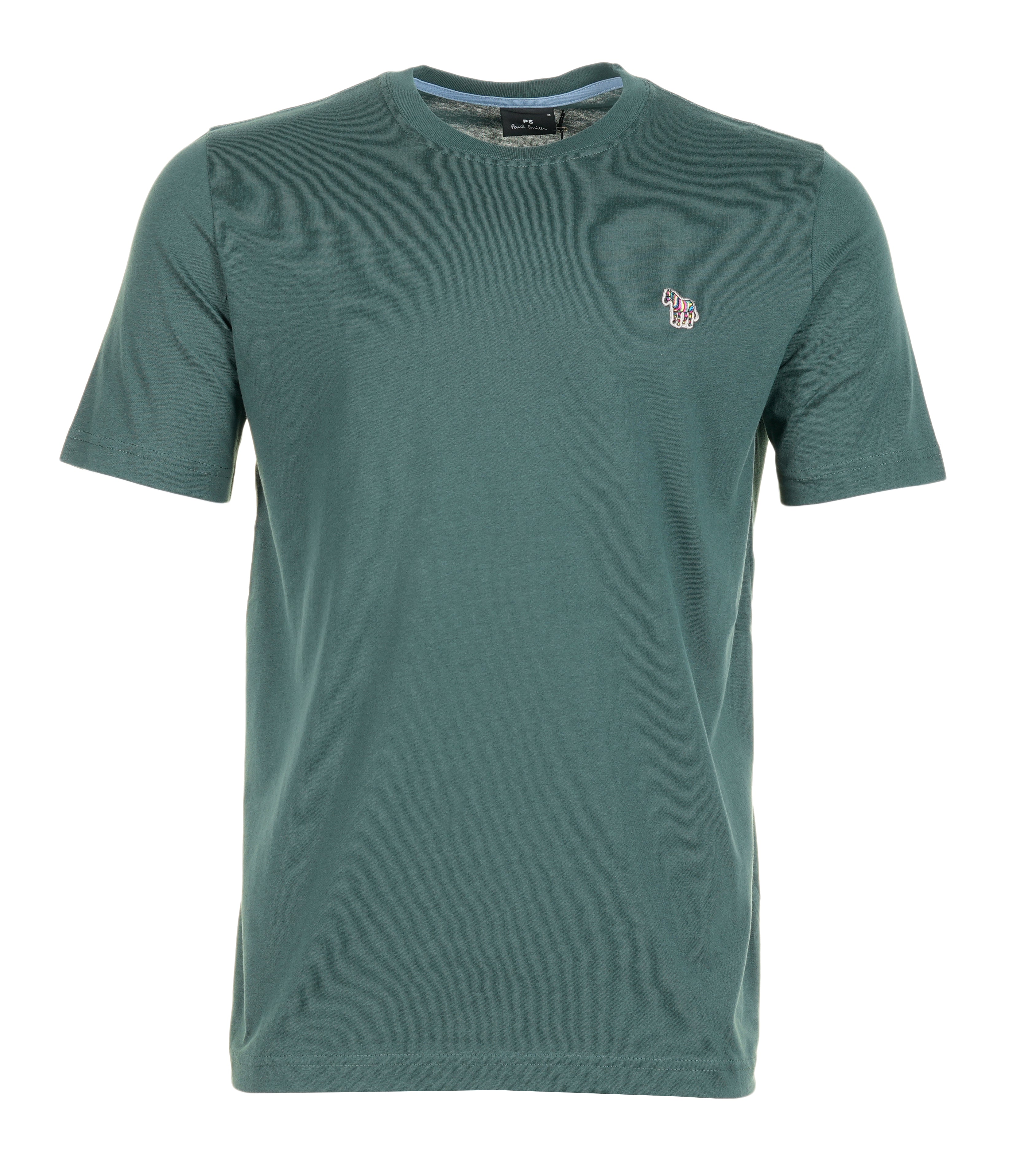 Regular Fit Zebra T Shirt 37D Petrol Green