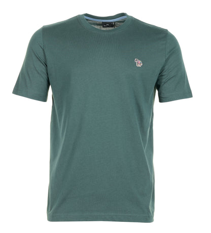 Regular Fit Zebra T Shirt 37D Petrol Green