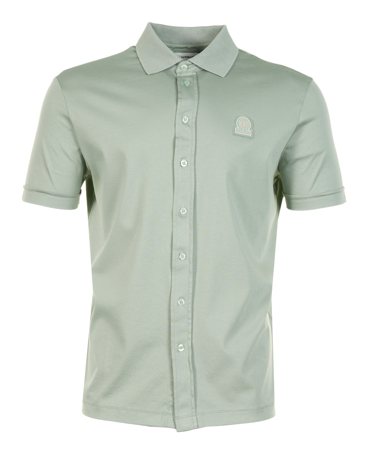Sandbanks Short Sleeve Full Button Shirt Sage – Ragazzi Clothing