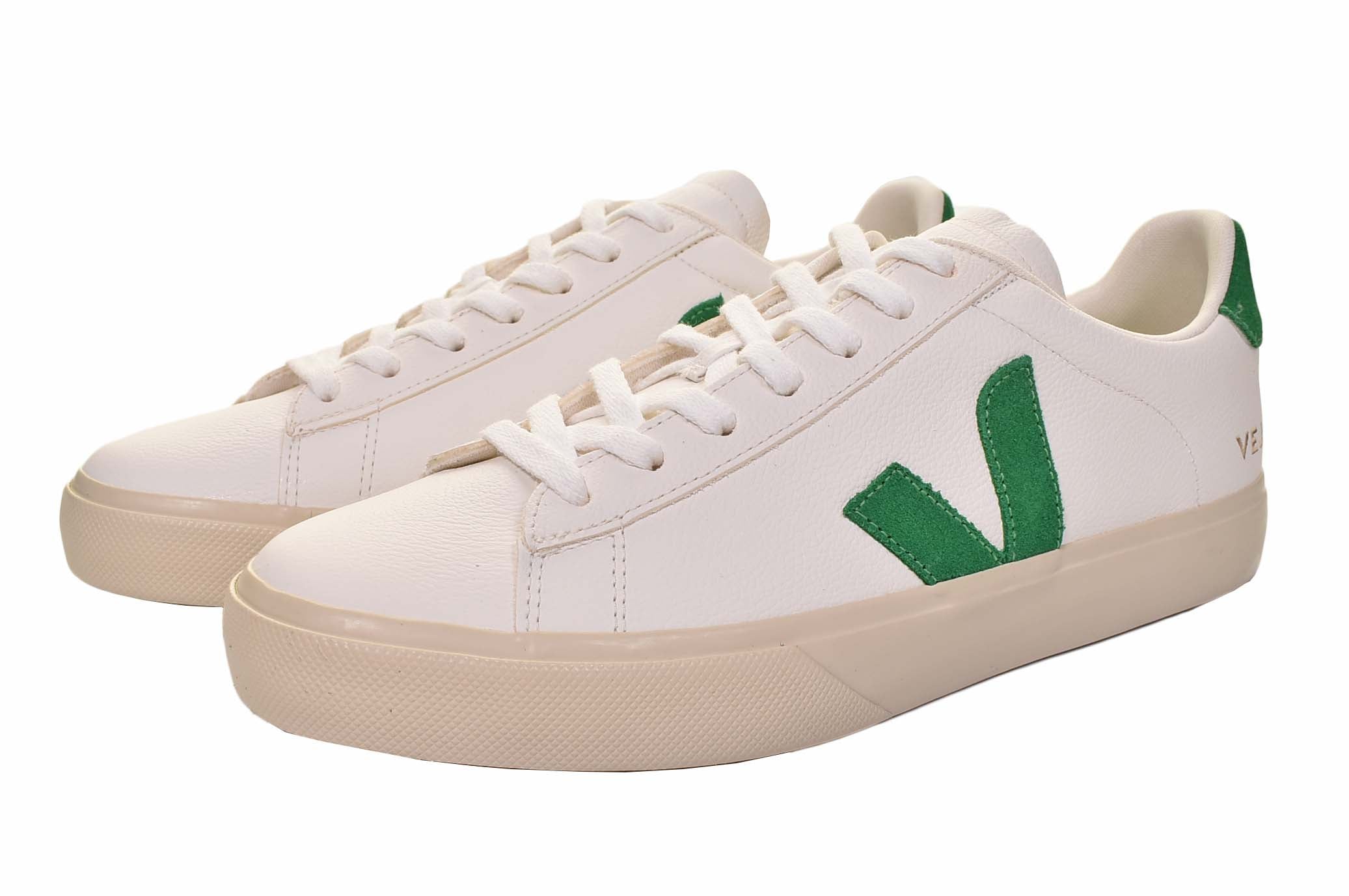 Veja Campo Chromefree White and Green
