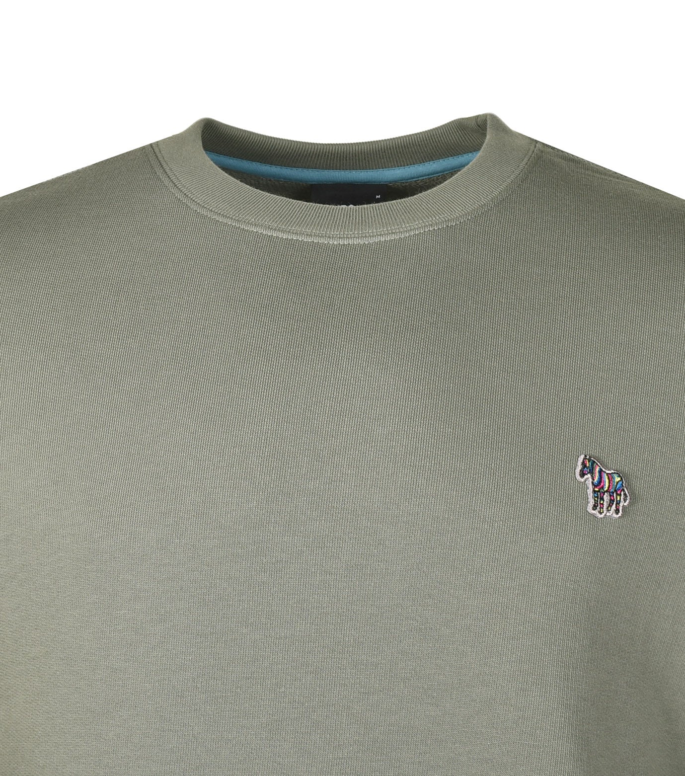 Zebra Crew Sweatshirt Green