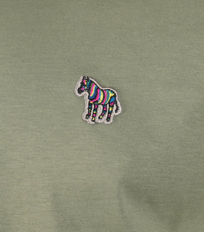 Regular Fit Zebra T Shirt Green