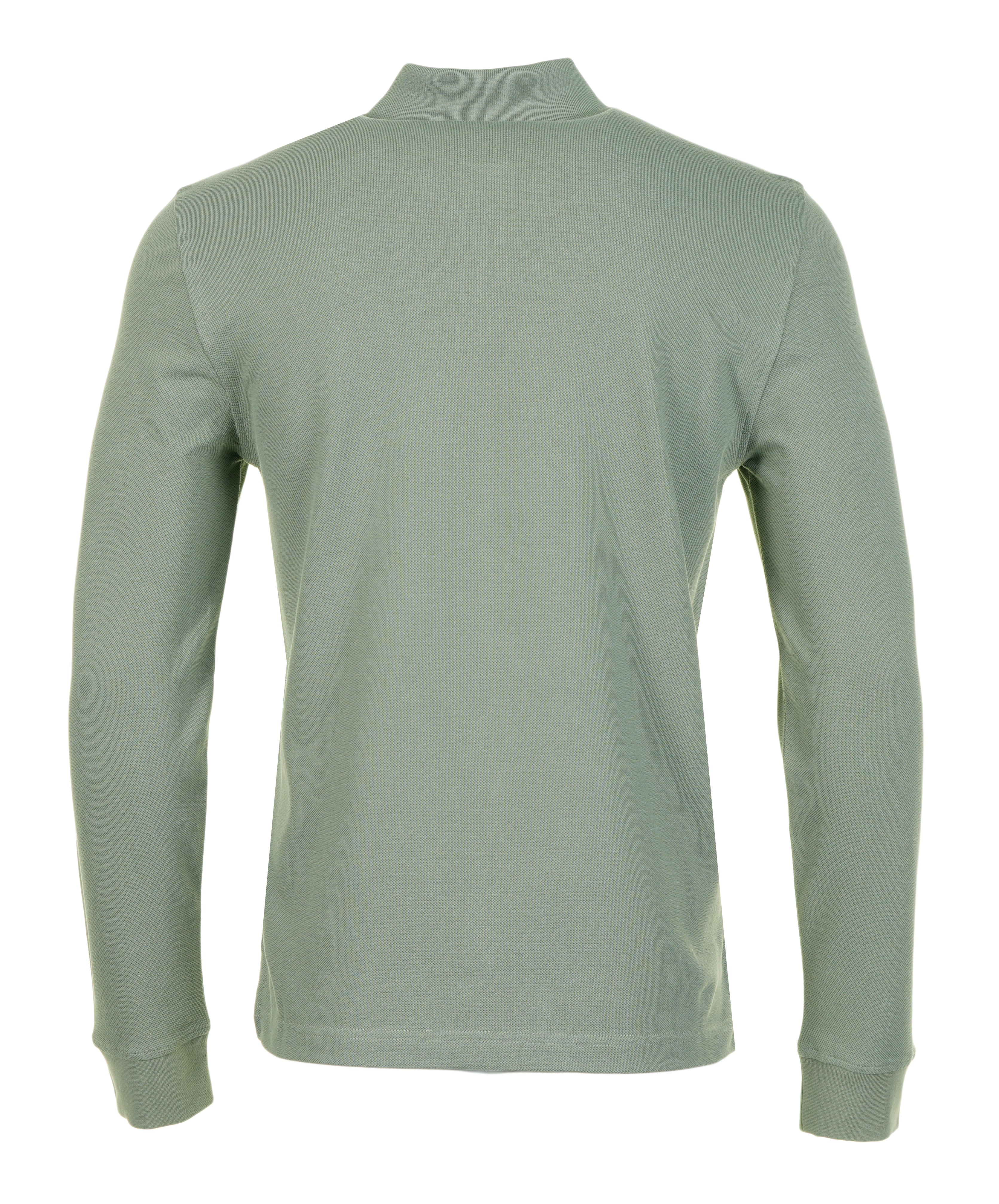 Long Sleeve Polo Shirt Sage Green