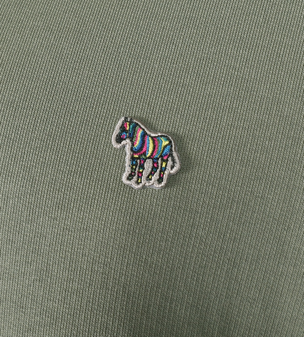 Zebra Crew Sweatshirt Green