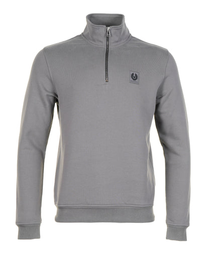 Quarter Zip Sweatshirt Tornado Grey