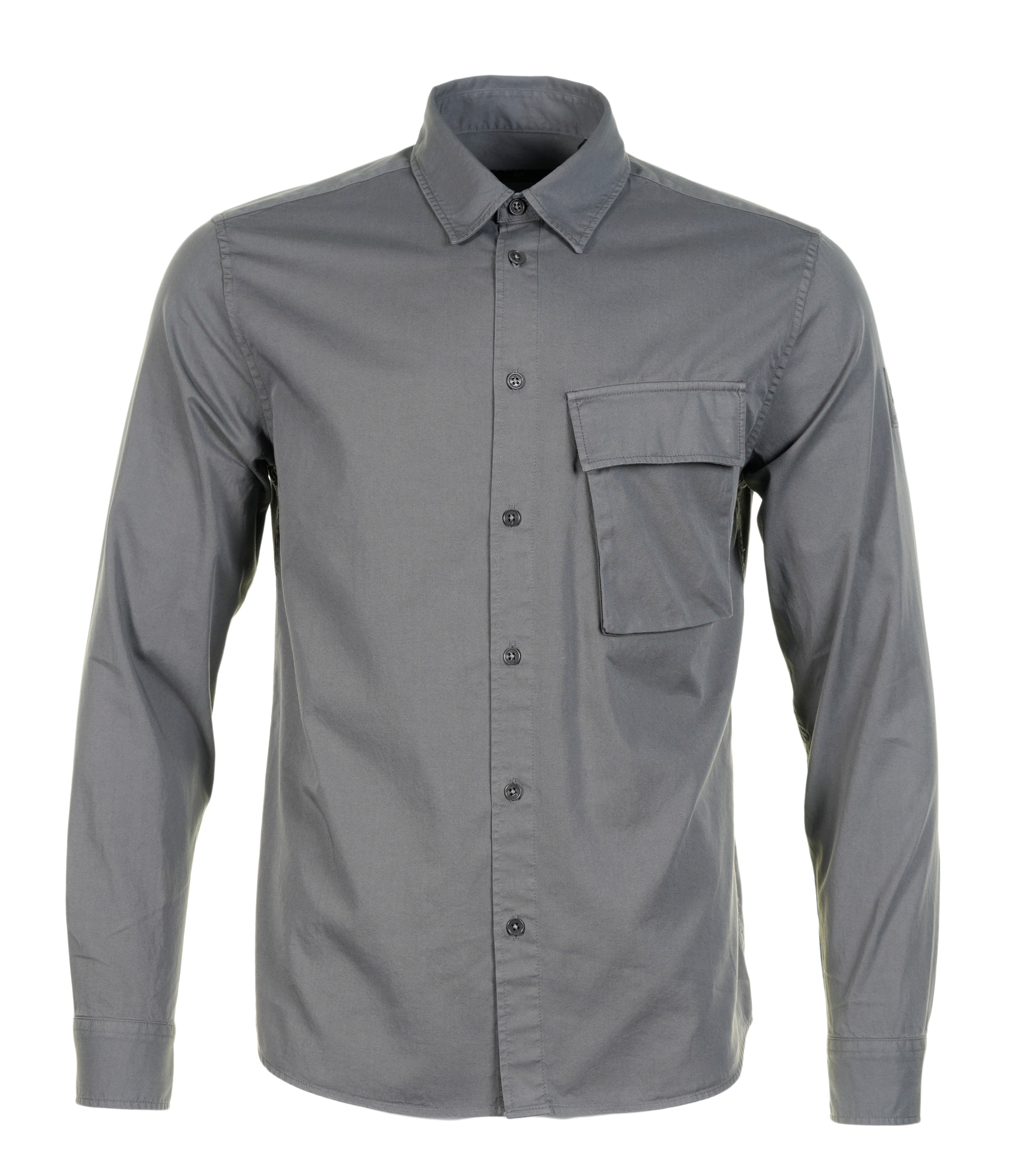 Long Sleeve Scale Shirt Tornado Grey