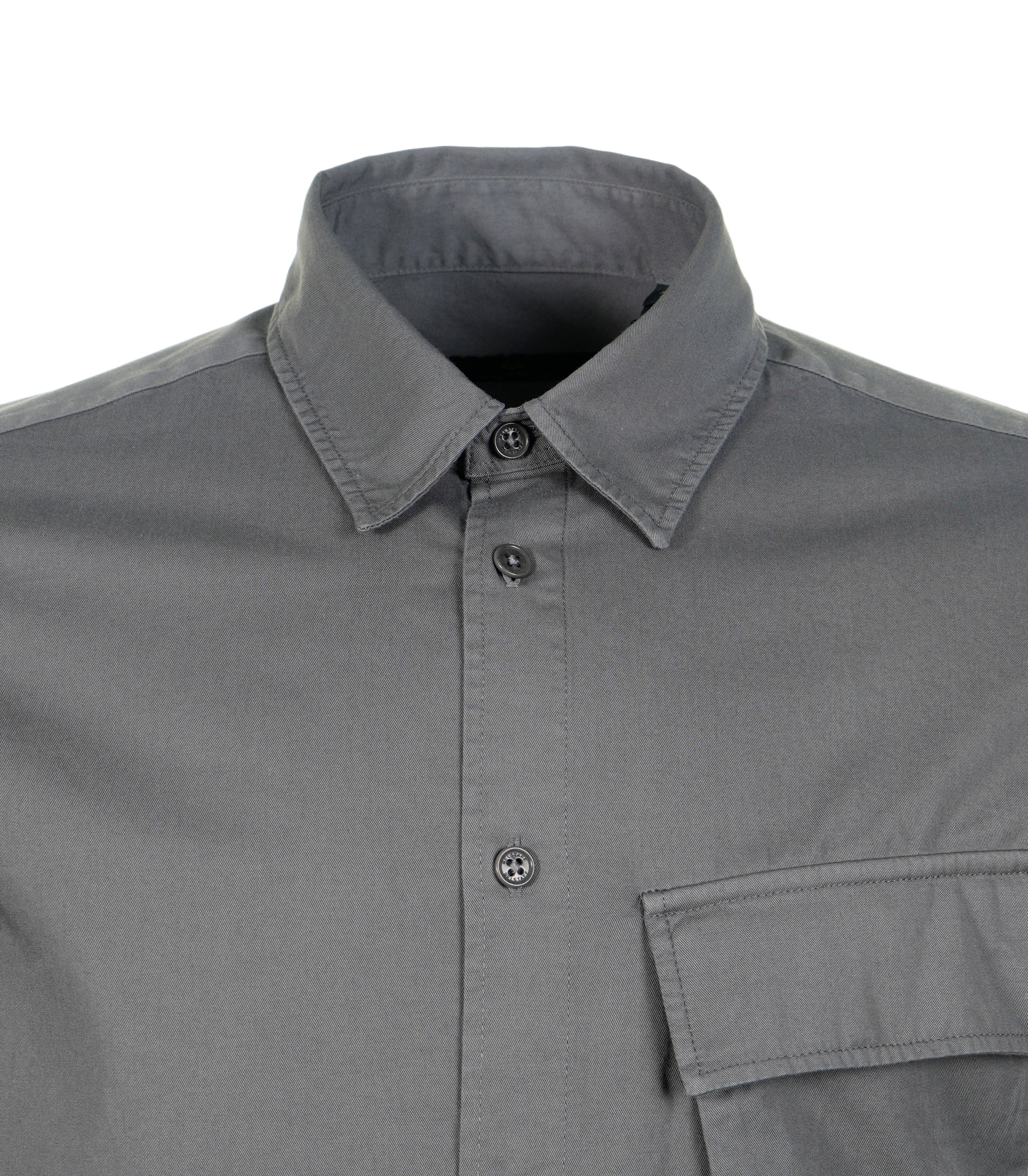 Long Sleeve Scale Shirt Tornado Grey
