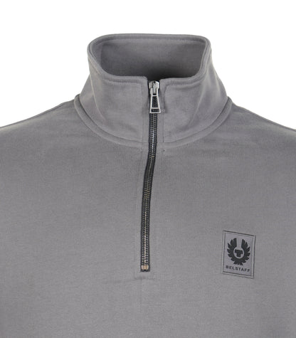 Quarter Zip Sweatshirt Tornado Grey