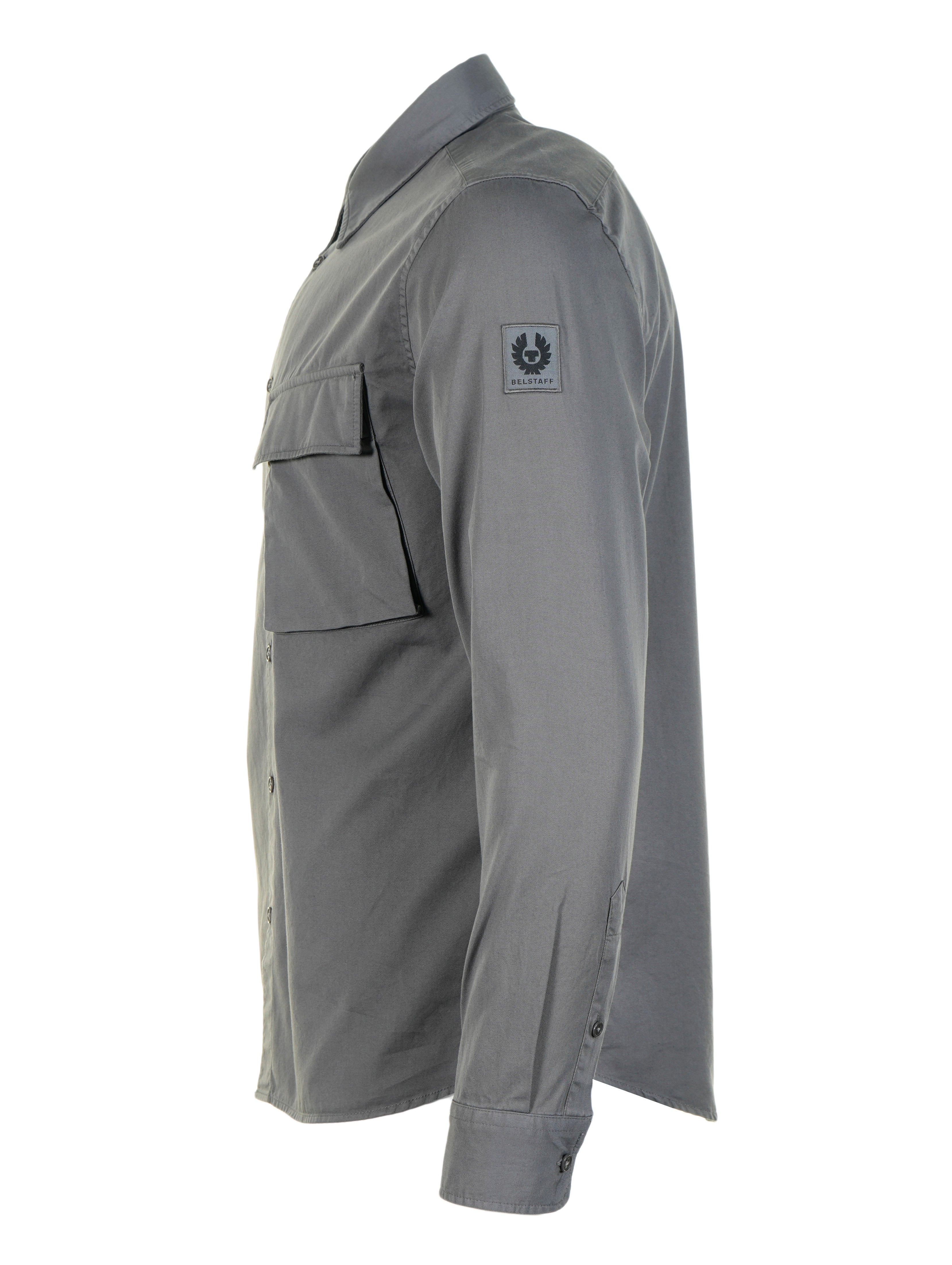 Long Sleeve Scale Shirt Tornado Grey