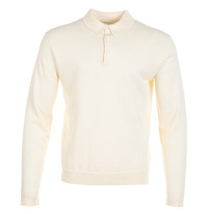 Norse Projects Gudme Cotton Paper Polo Natural Ecru