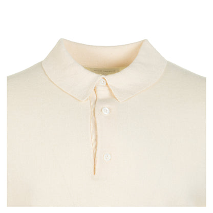 Gudme Cotton Paper Polo Natural Ecru