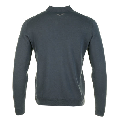 Gudme Cotton Paper Polo Dark Navy Graphite