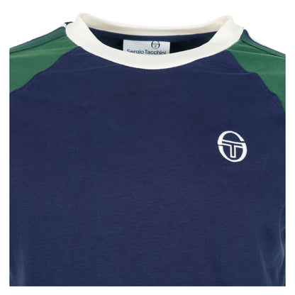 Short Sleeve Hadow Ringer T Shirt Maritime Blue Eden