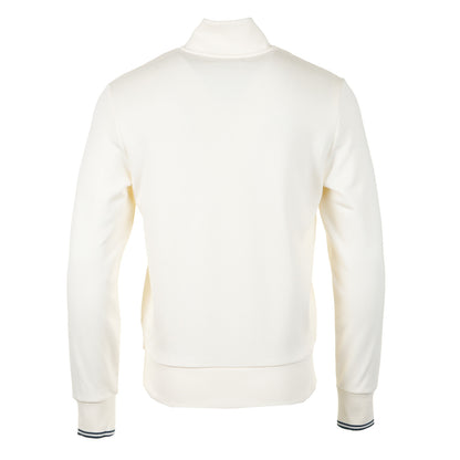 Half Zip Sweatshirt Ecru Mod Blue
