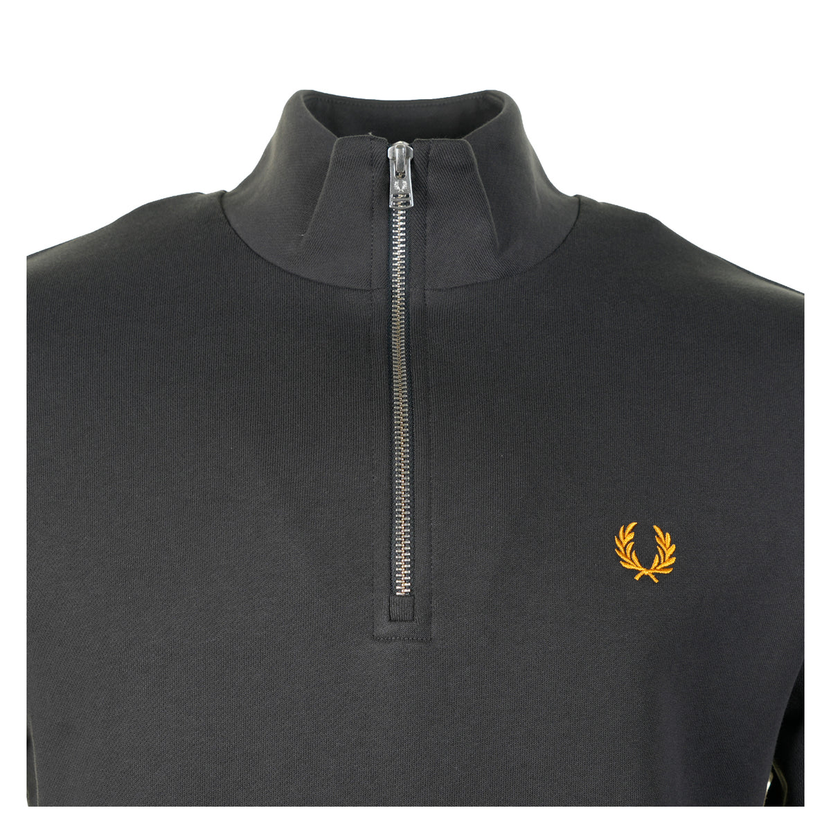 Half Zip Sweatshirt Anchor Grey / Golden Yellow