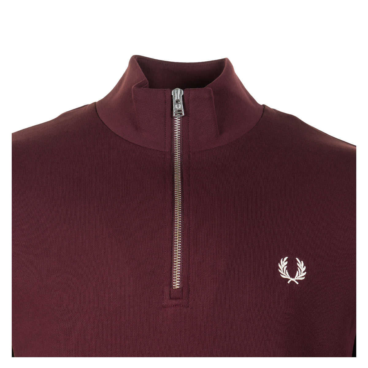 Half Zip Sweatshirt Oxblood / Ecru