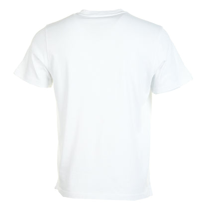 Hampshire Block Print Logo T Shirt White