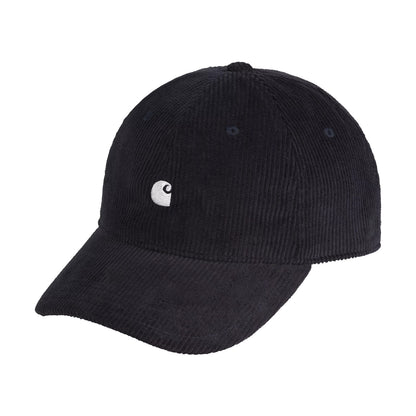 Harlem Corduroy Cap Navy White