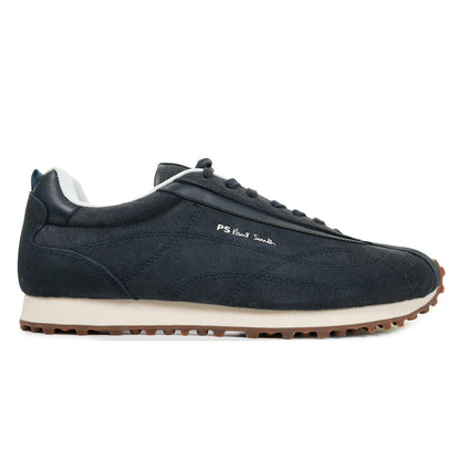 Haskell Suede Trainers Dark Navy
