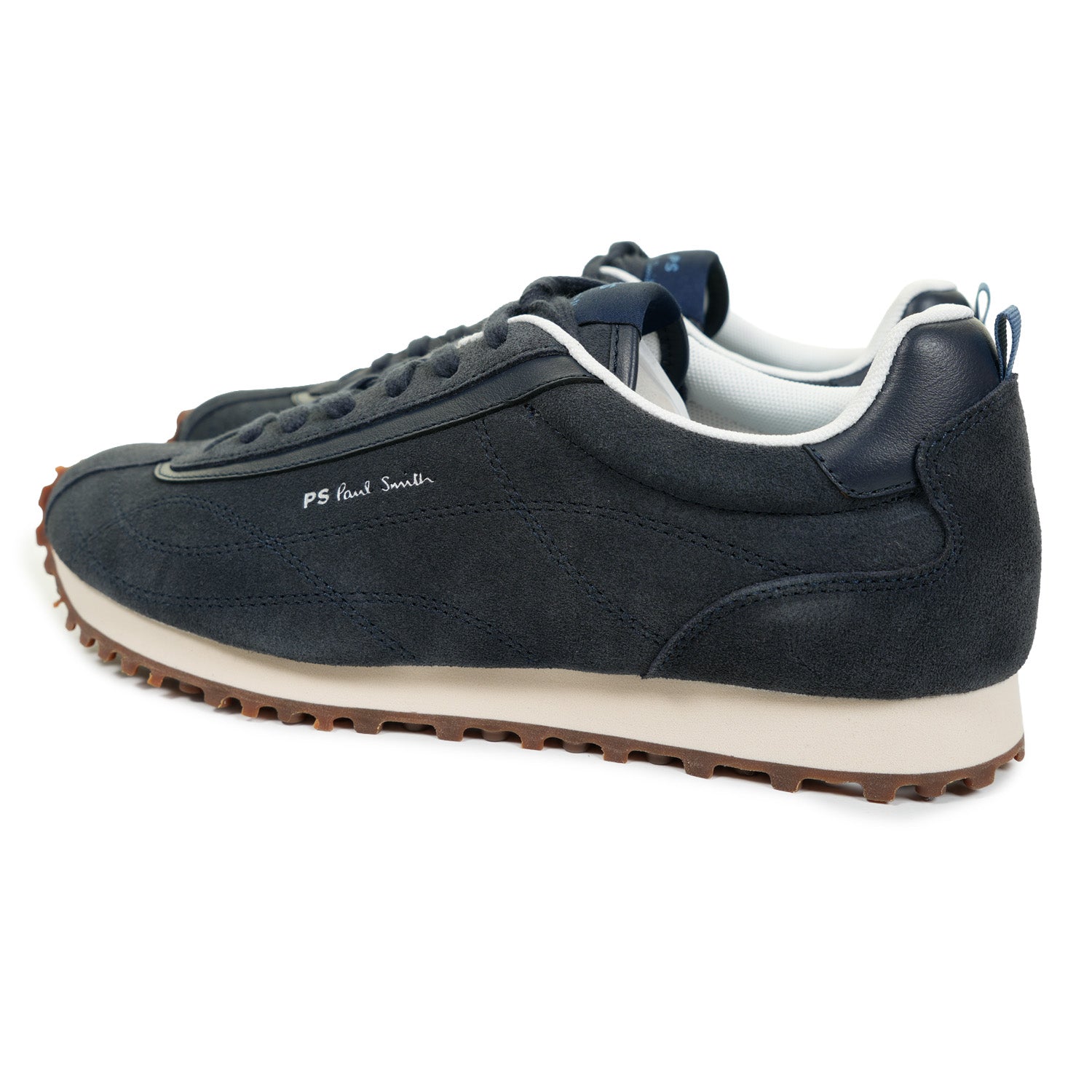 Haskell Suede Trainers Dark Navy