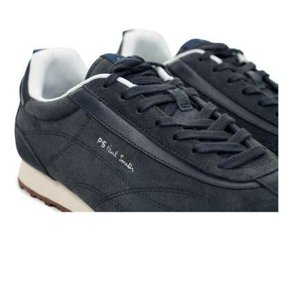 Haskell Suede Trainers Dark Navy