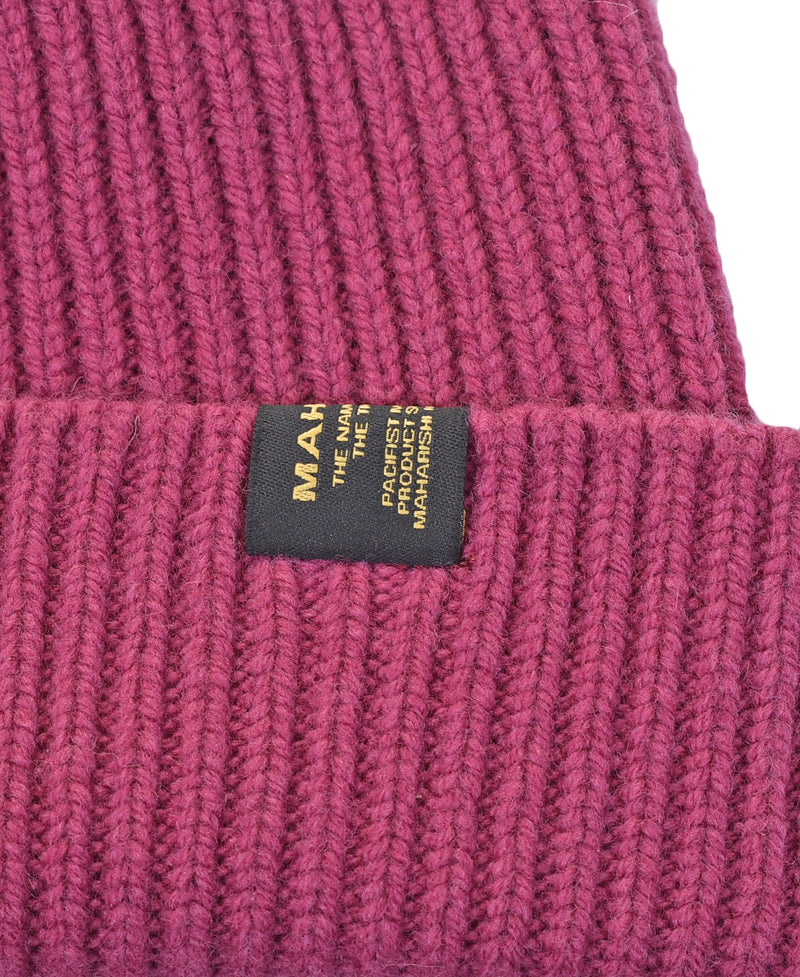 9153 MILTYPE Wool Beanie Murasaki Purple