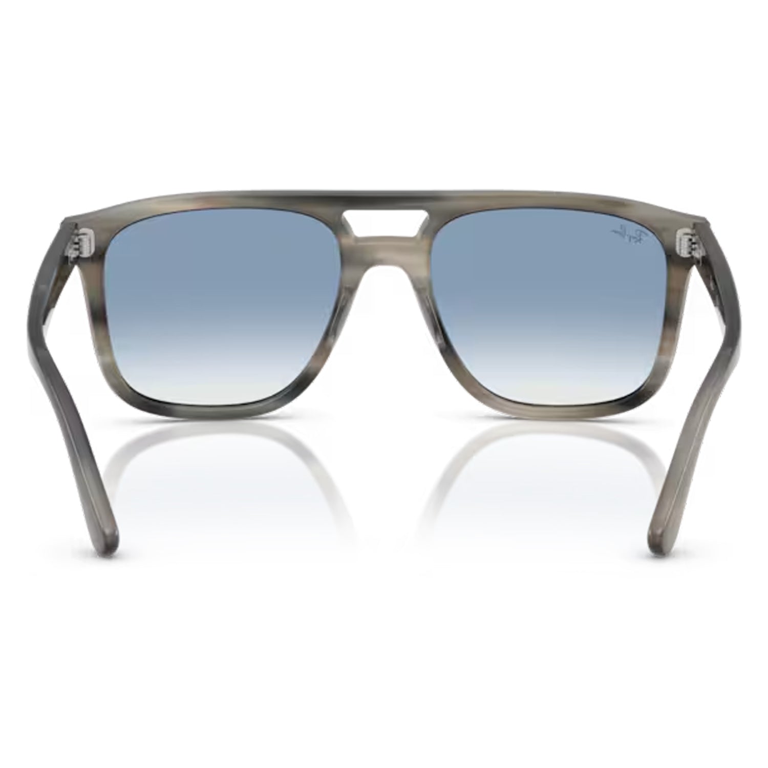 rear view of the Ray-Ban RB2213 Havana Grey / Clear Gradient Blue