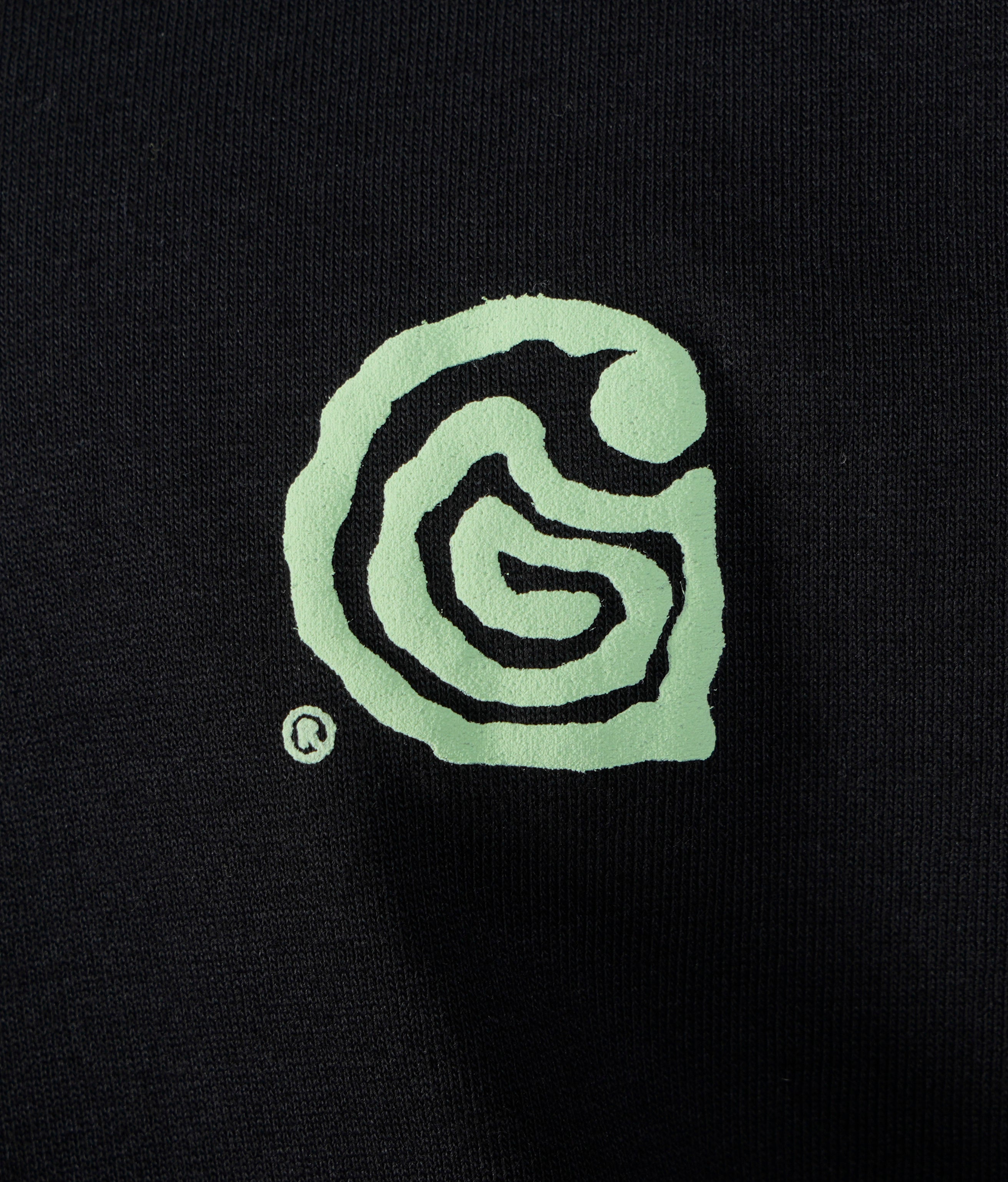 Short Sleeve Helix T Shirt Black