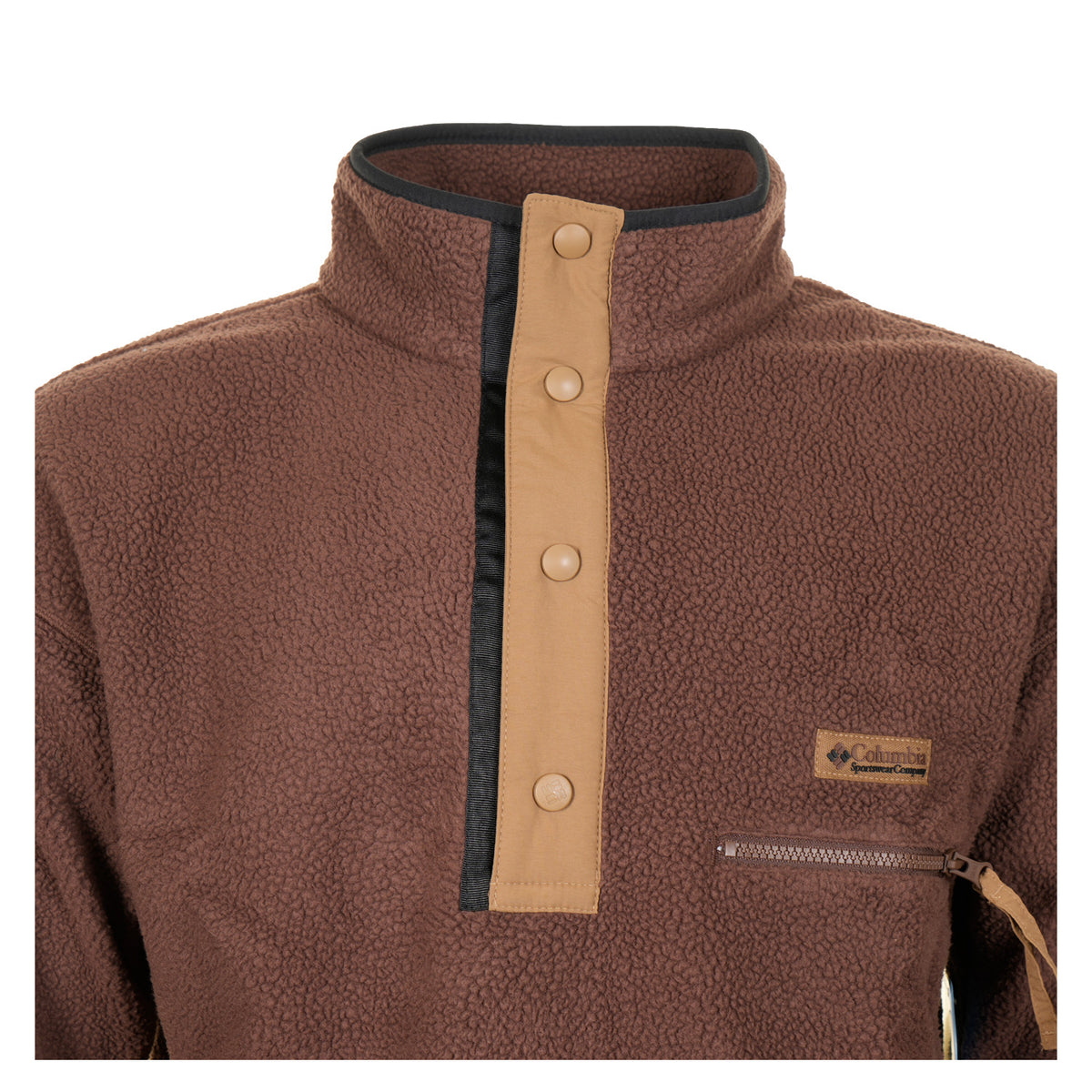 Helvetia 2 Half Snap Fleece Tobacco