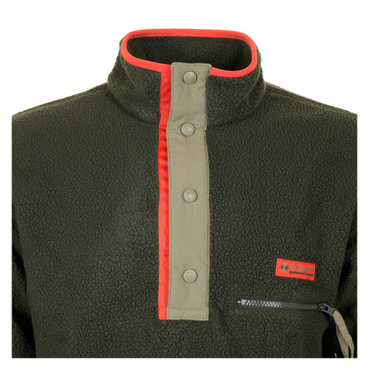 Helvetia 2 Half Snap Fleece Greenscape