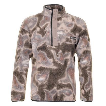 Helvetia 2 Printed Half Snap Fleece Iron Dyeflow