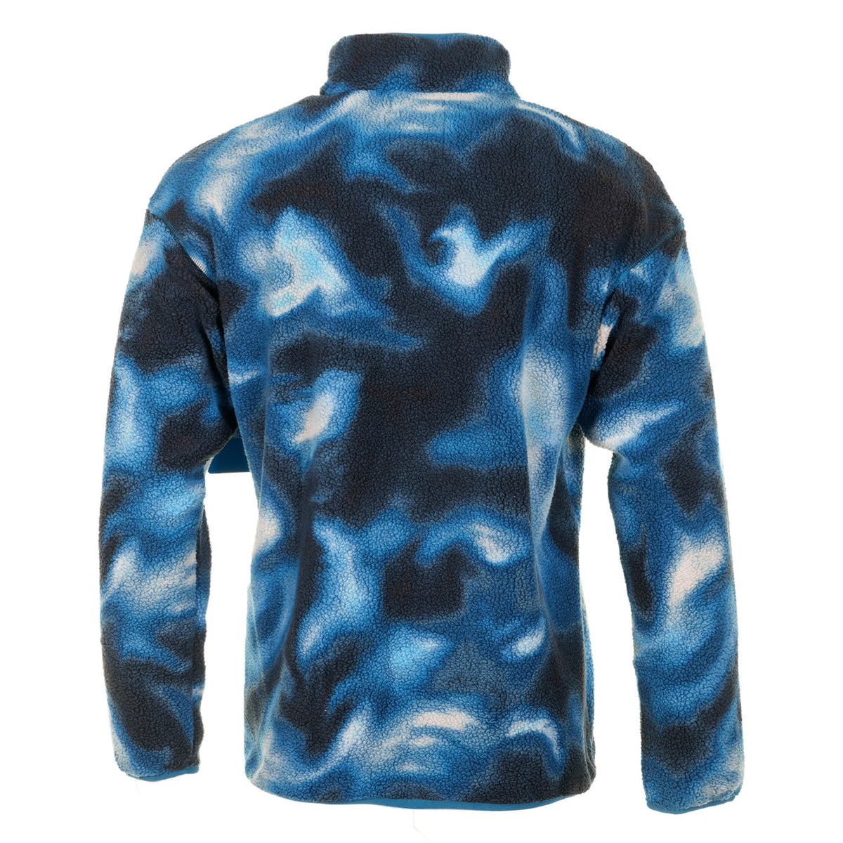 Helvetia 2 Printed Half Snap Fleece Phoenix Blue Dyeflow