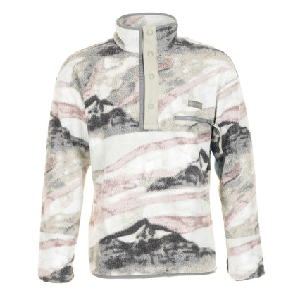 Helvetia 2 Printed Half Snap Fleece Sedona Sage Summits