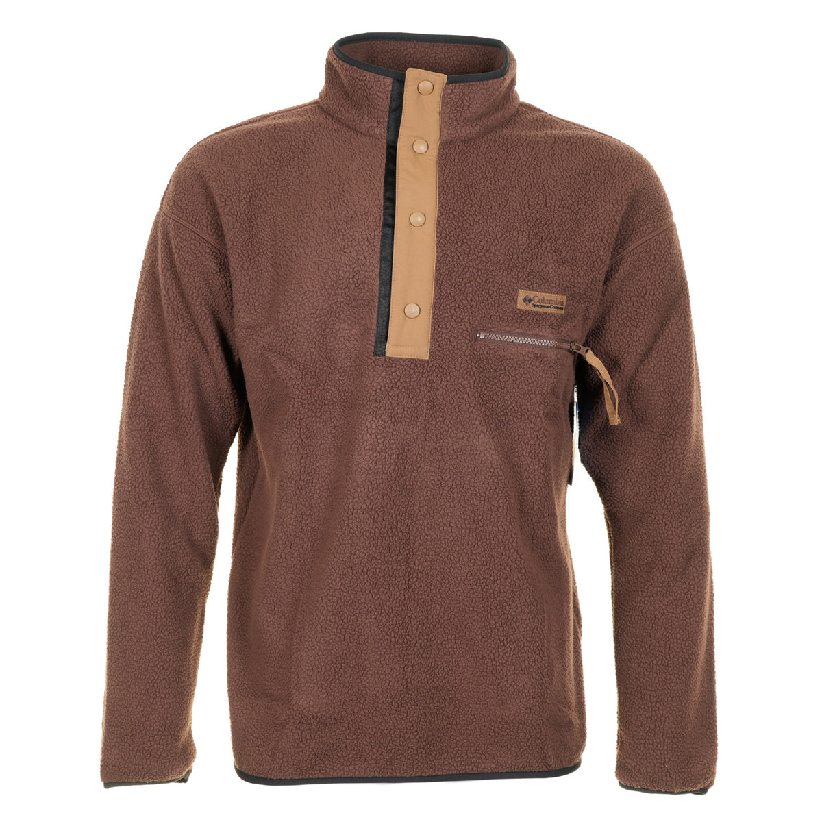 Helvetia 2 Half Snap Fleece Tobacco