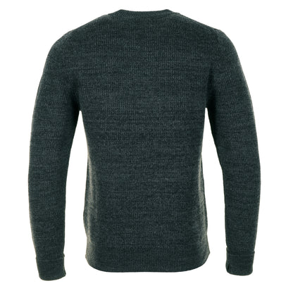 Henning Cotton Wool Ribbed Sweater Dark Grey Melange