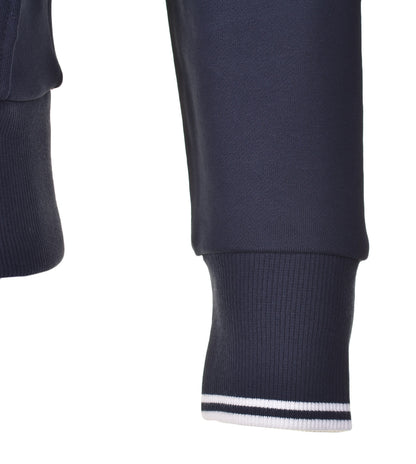 Tipped Hooded Sweatshirt Navy