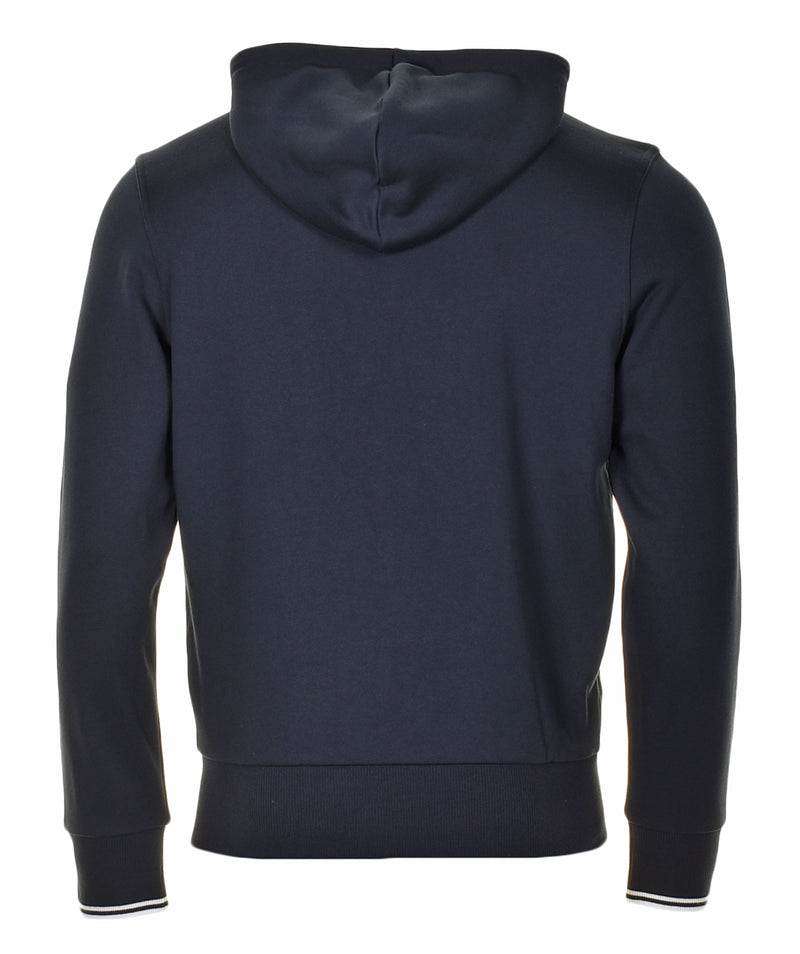 Hooded Zip Through Sweatshirt Navy