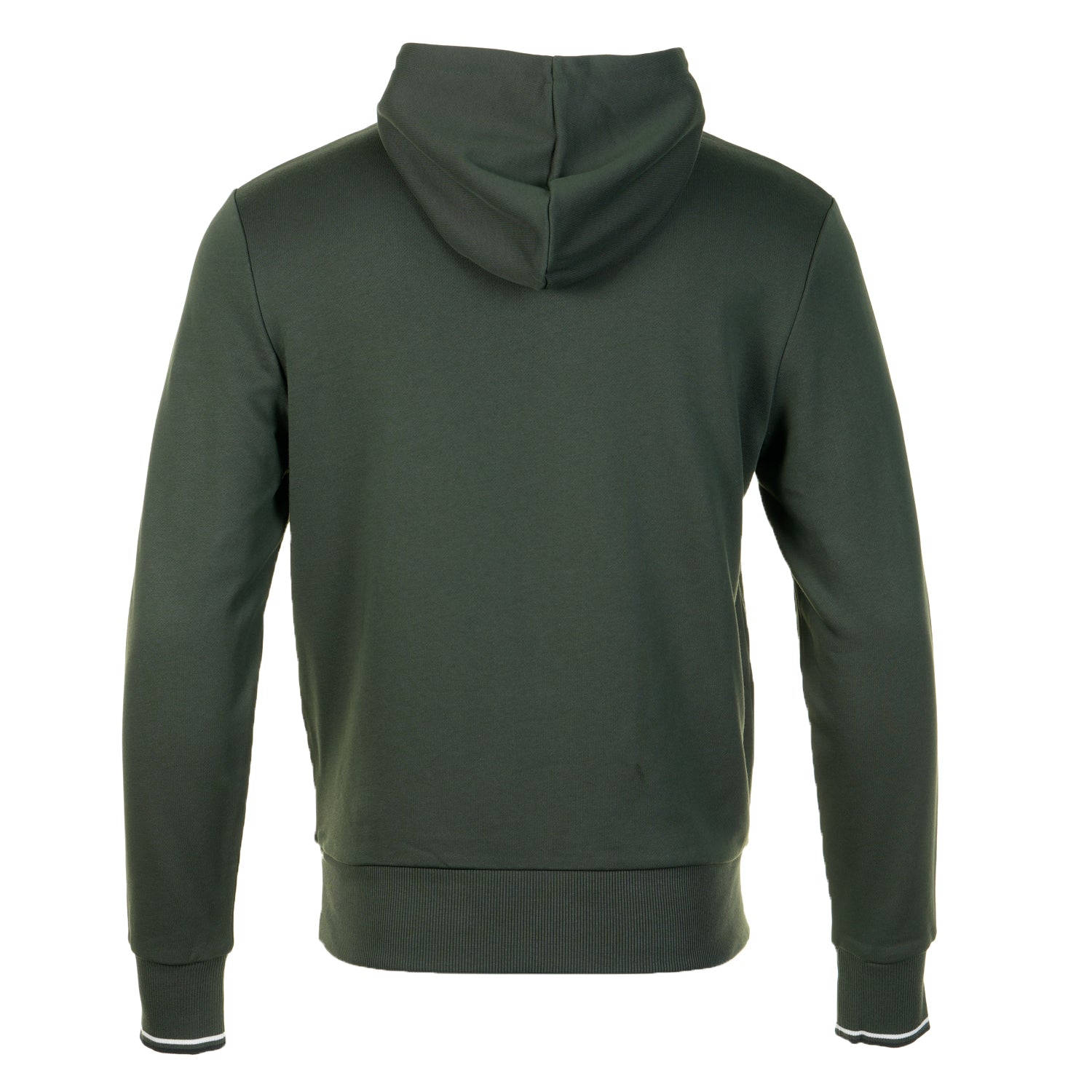 Tipped Hooded Sweatshirt Court Green