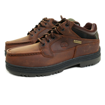 Pair of Timberland Heritage Mid Lace Gtx Boot Brown
