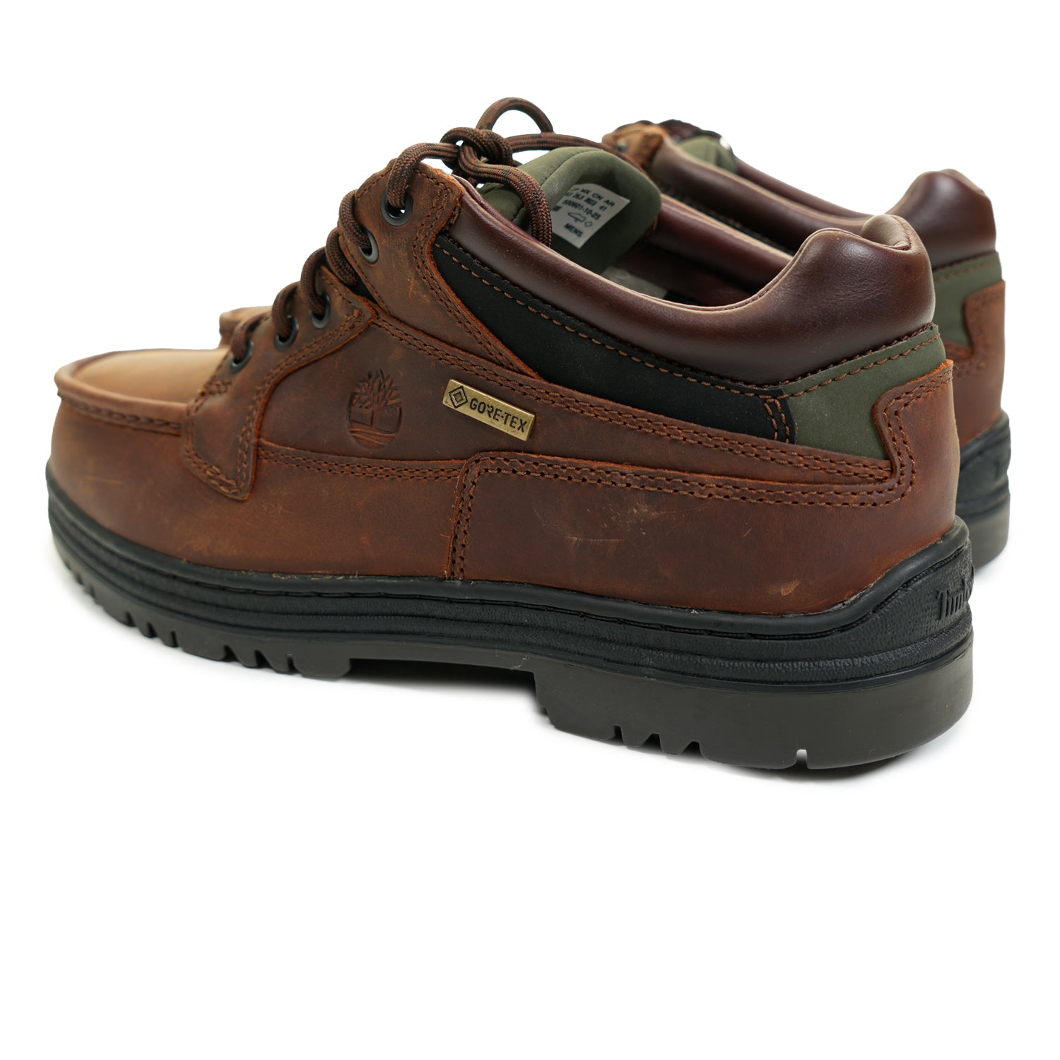 Side angle of Timberland Heritage Mid Lace Gtx Boot Brown