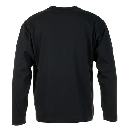 Isefjord Compact Cotton Long Sleeve T Shirt Black