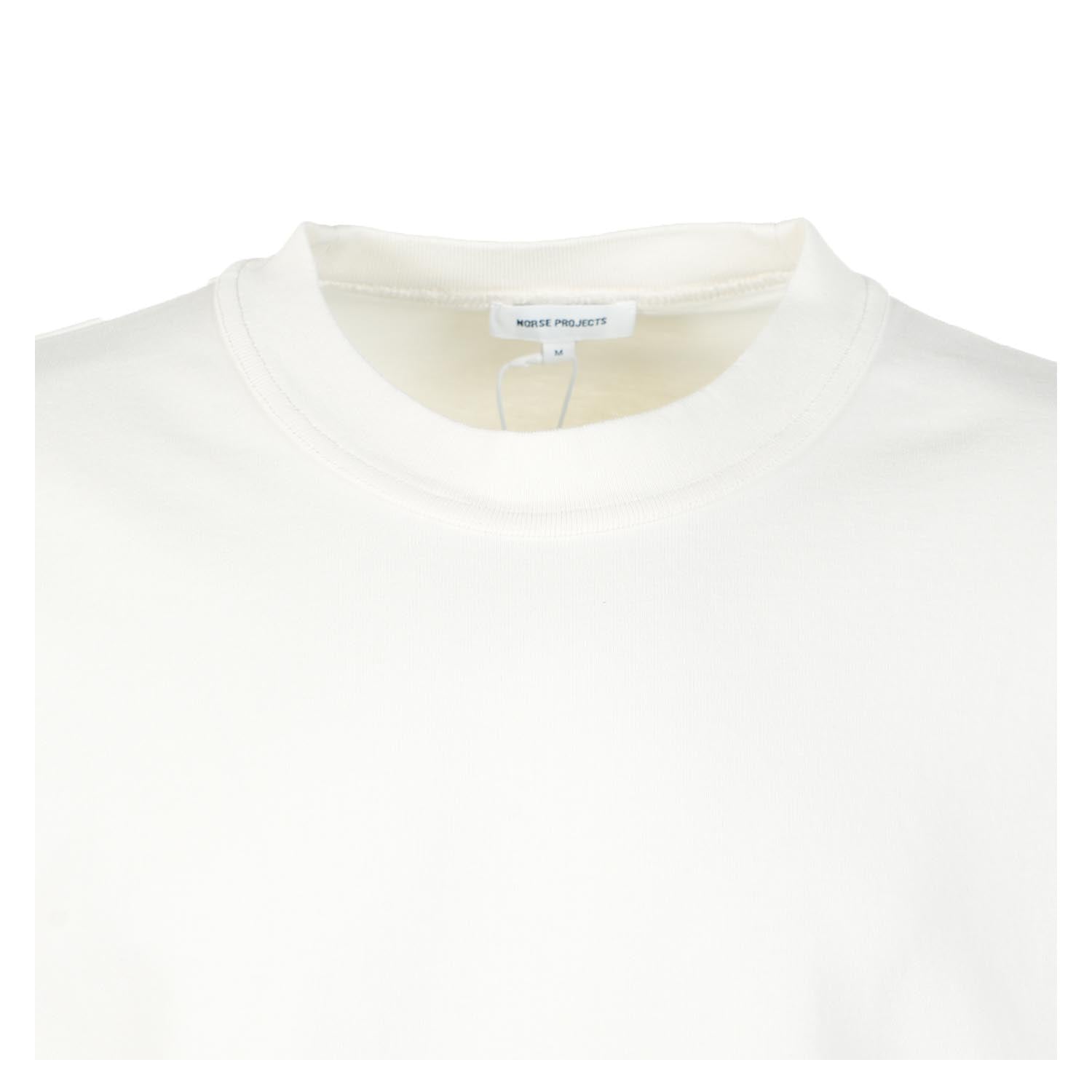 Isefjord Compact Cotton Long Sleeve T Shirt Ecru