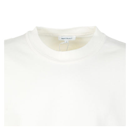 Isefjord Compact Cotton Long Sleeve T Shirt Ecru